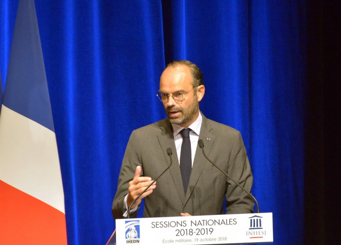 Discours du Premier ministre Édouard Philippe devant les sessions nationales de formation de l'INHESJ et de l'IHEDN