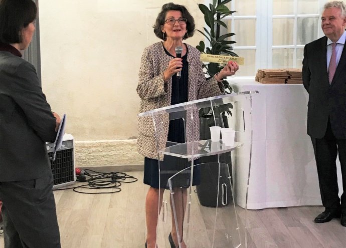 Discours de départ de la directrice Hélène Cazaux-Charles