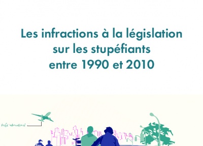 Les infractions à la législation sur les stupéfiants entre 1990 et 2010