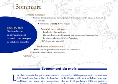 Gestion de crise en environnement incertain