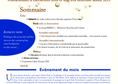 Politique des pouvoirs publics vis-à-vis des catastrophes