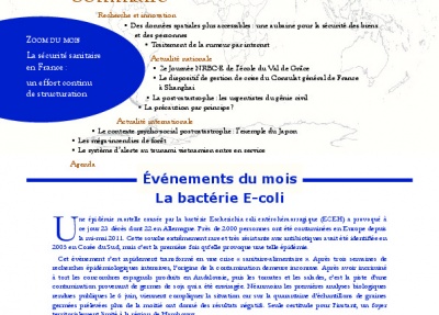 La sécurité sanitaire en France