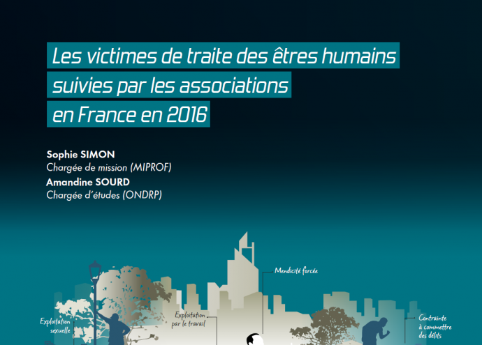 Les victimes de traite des êtres humains suivies par les associations en France en 2016