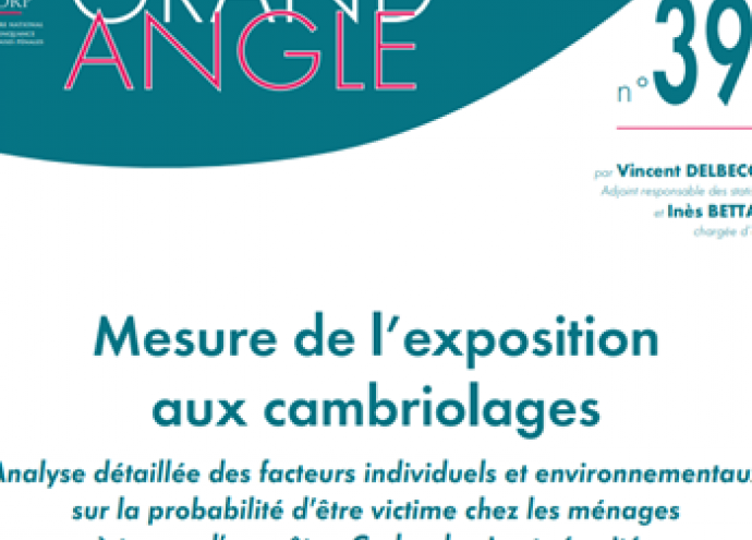 Mesure de l'exposition aux cambriolages